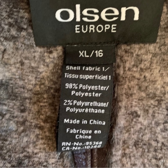 SIGRID OLSEN Faux Shearling Spring/Fall Coat 16 XL - New With Tags - Picture 12 of 16